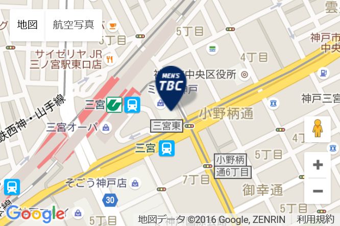 メンズTBC神戸店地図